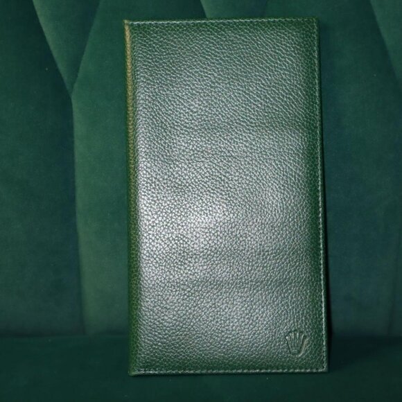 Rolex Original Green Leather Block Notebook - Picture 2 of 6